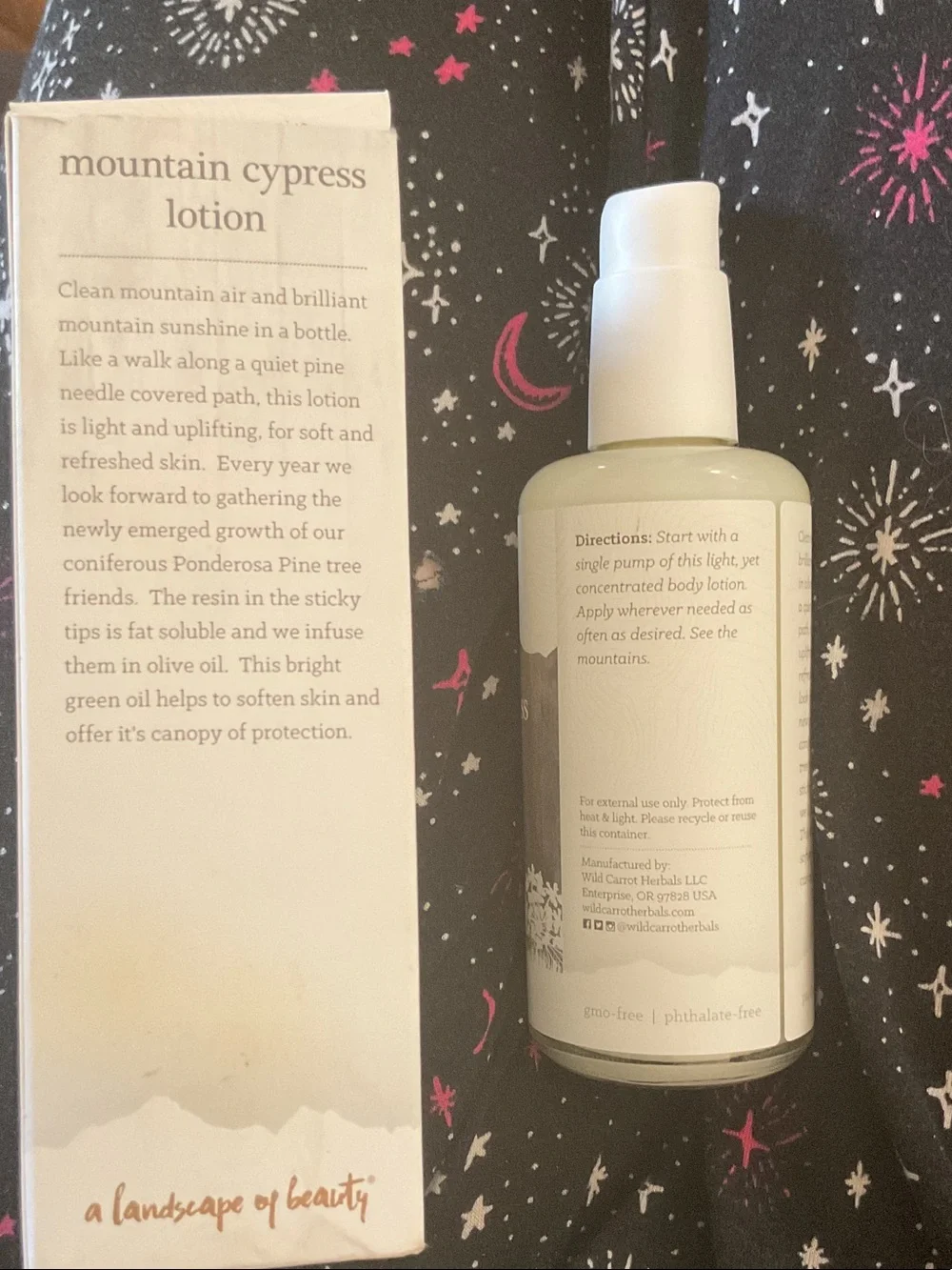 Wild Carrot Mountain Cypress Body Lotion — 6.8 ounces